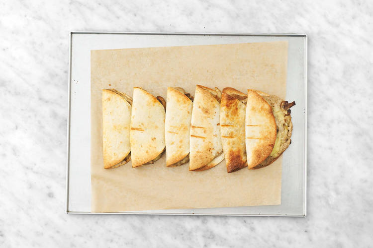 ¡Quesadillas al horno!