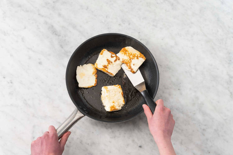 Steg halloumi og bacon