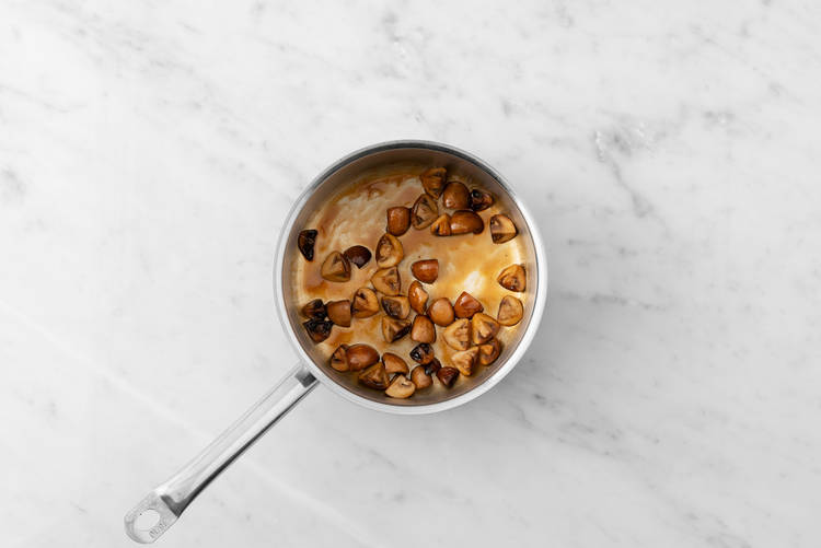 Carameliza las setas