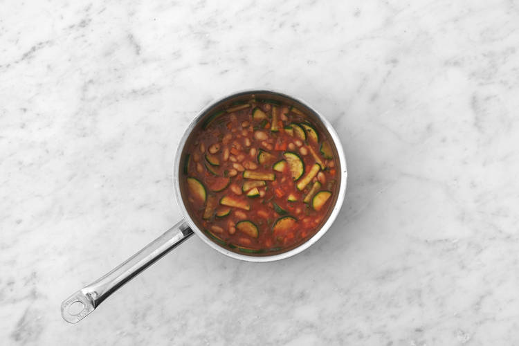 Finish the beans