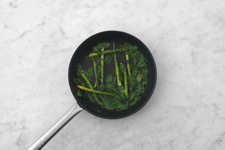 Cook the veggies