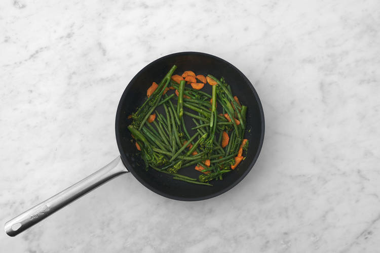 Get prepped & cook the veggies