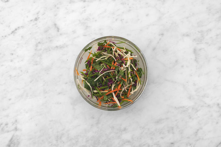 Assemble the slaw