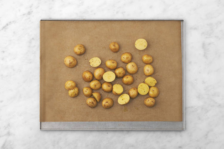 Roast the potatoes