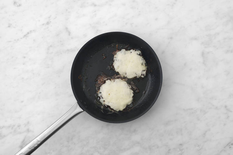 Cook the beef patties