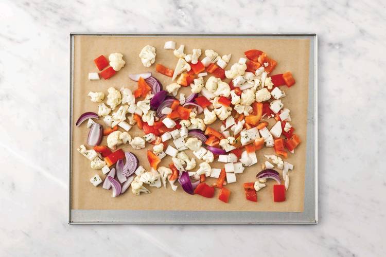 Roast the veggies