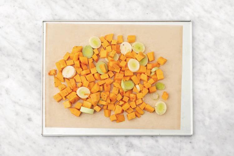 Roast the veggies