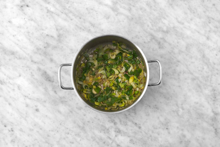 Verduras al fuego