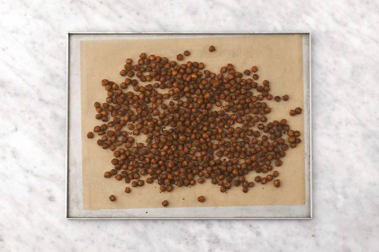 Roast the chickpeas