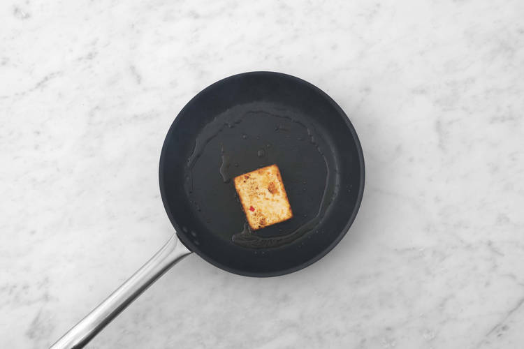 Tofu anbraten