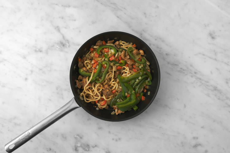 Unire lonza e noodles
