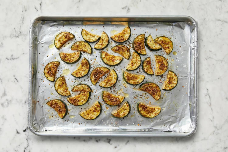 Broil zucchini