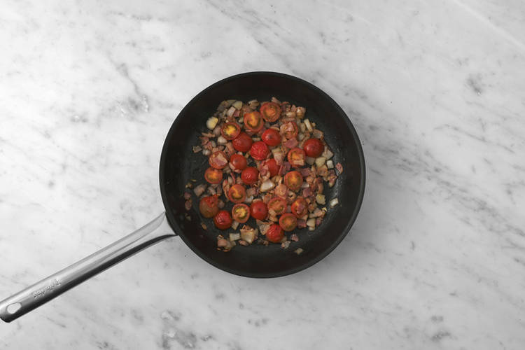 Cook the chorizo