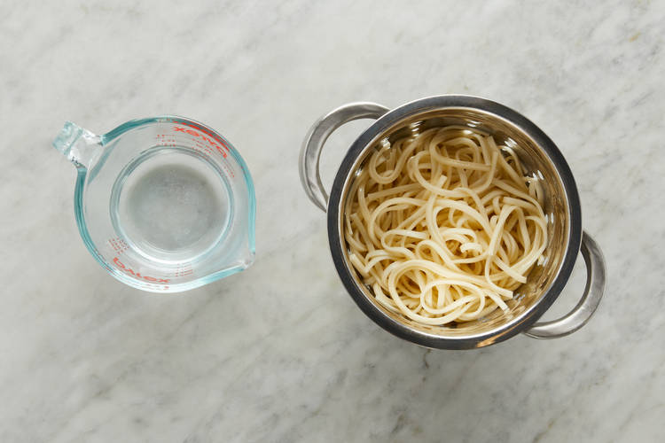 Cook Noodles & Mix Sauce