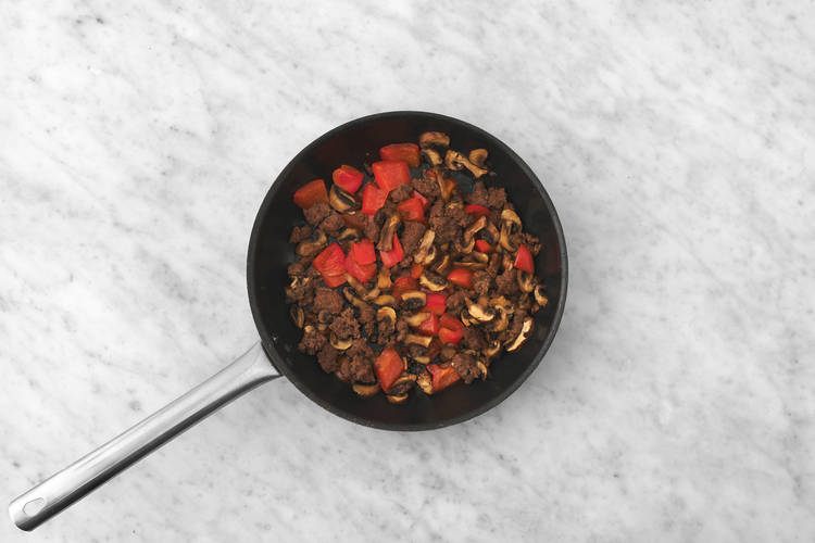 Fry the Mince and Veg