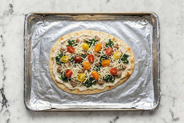 Toast flatbreads