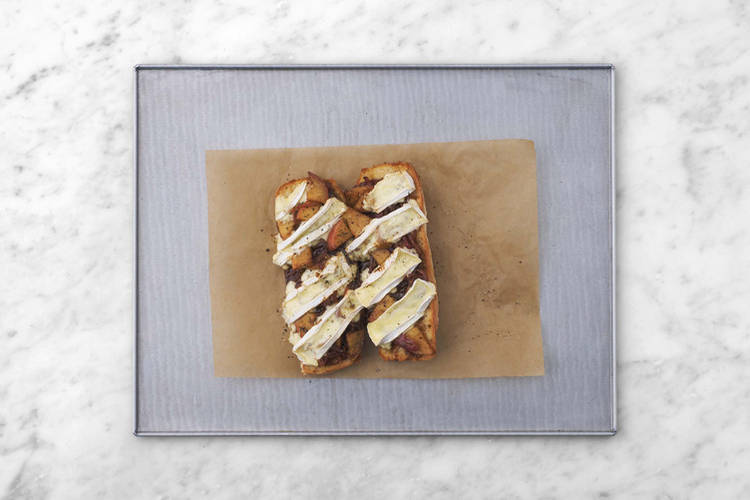 Les tartines au four