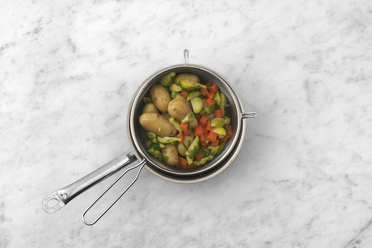 Pré-cuire les légumes