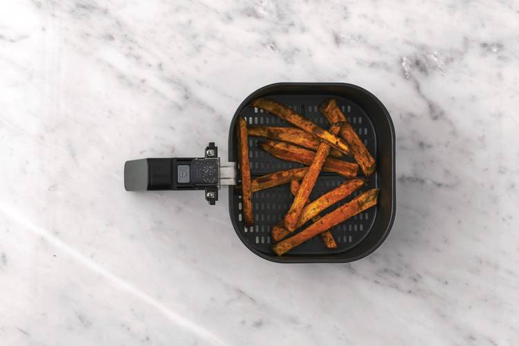 Bake the fries