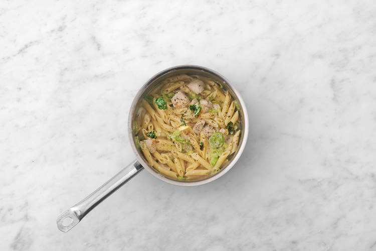 Add the pasta