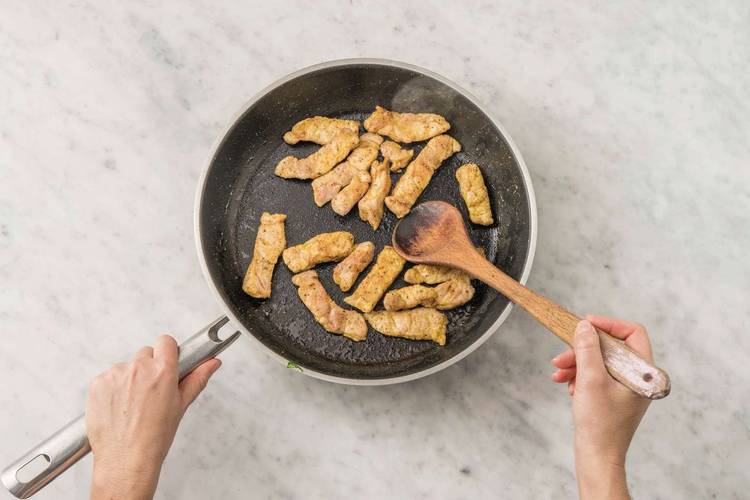 Cook the pork