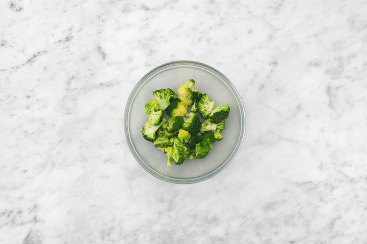 Steam the broccoli