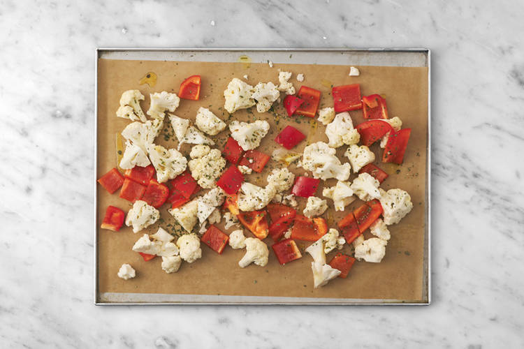 Roast the veggies