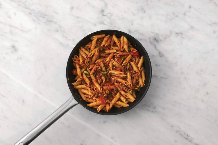 Finish the bolognese