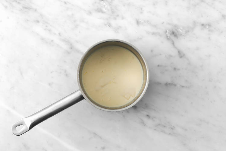 Make the white sauce