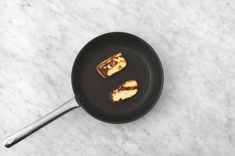 Halloumi braten