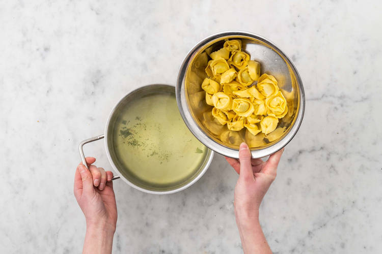 Tortellini vorkochen