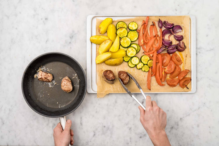 Schweinefilets braten