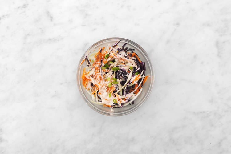 Coleslaw vorbereiten