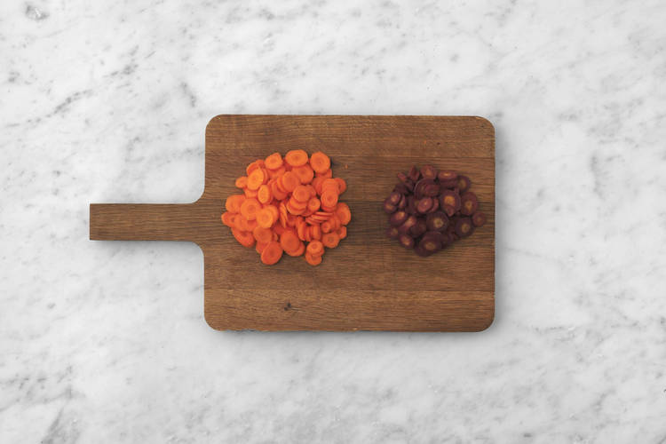 Karotten vorbereiten