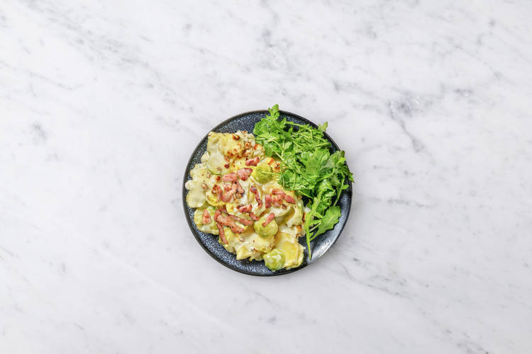 Bacon braten & Anrichten