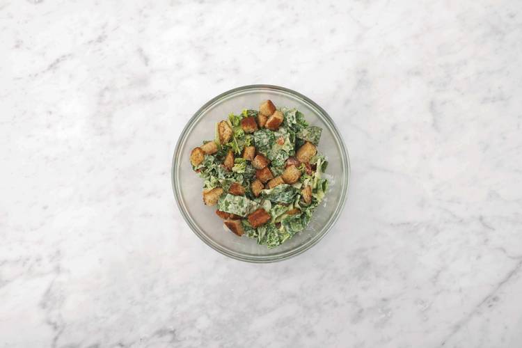 Finish the salad