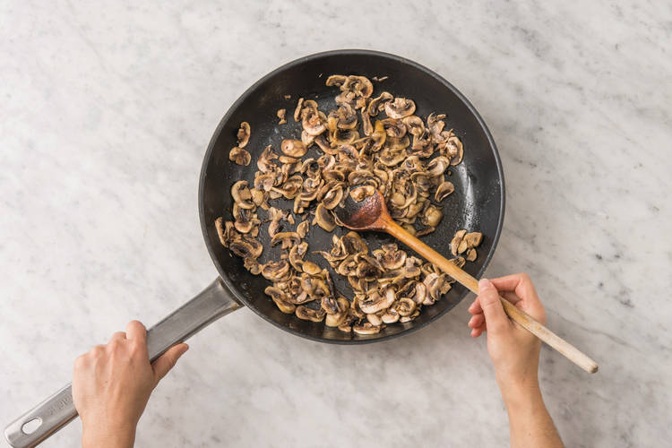 Make the mushroom gravy