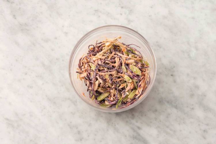Dress the slaw
