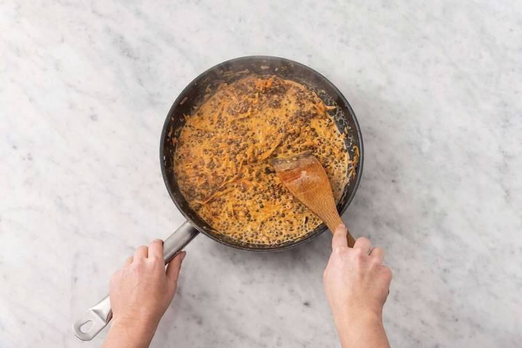 Cook the lentils