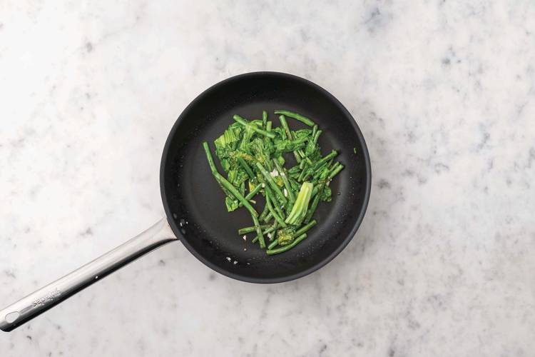 Cook the veggies