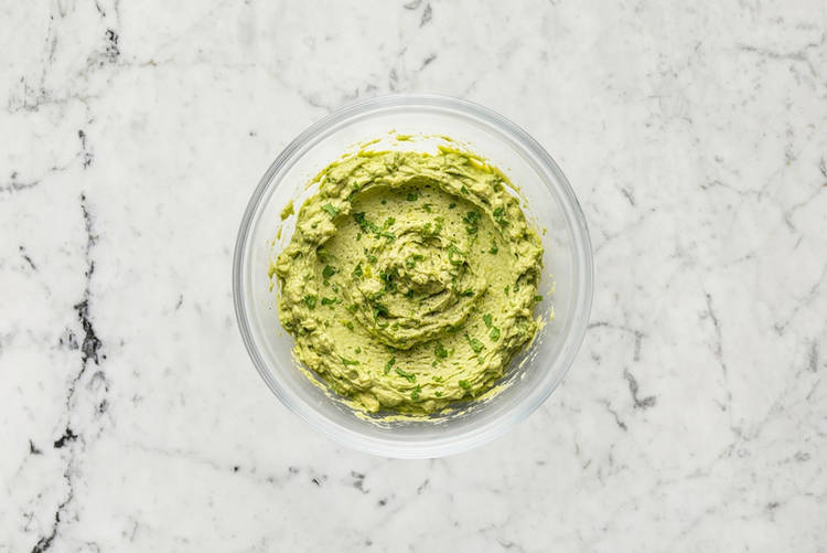 Make avocado crema