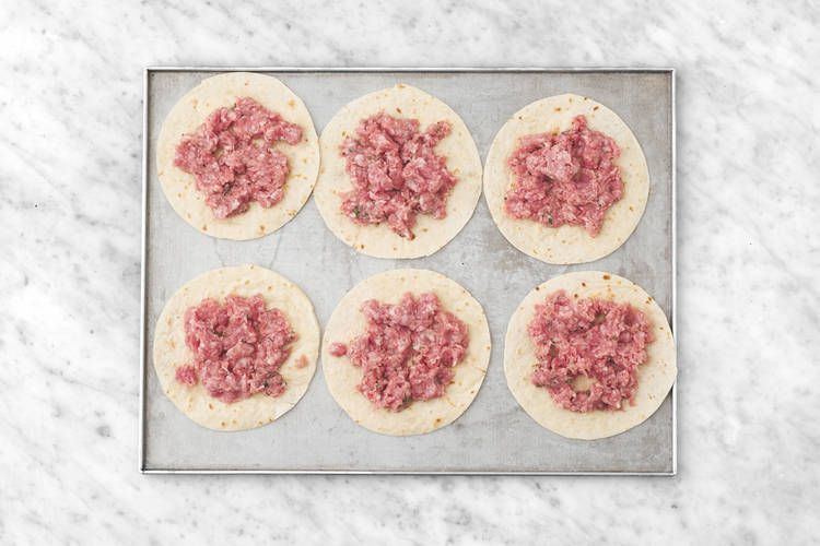 Prepare your Smash Burger Tacos 