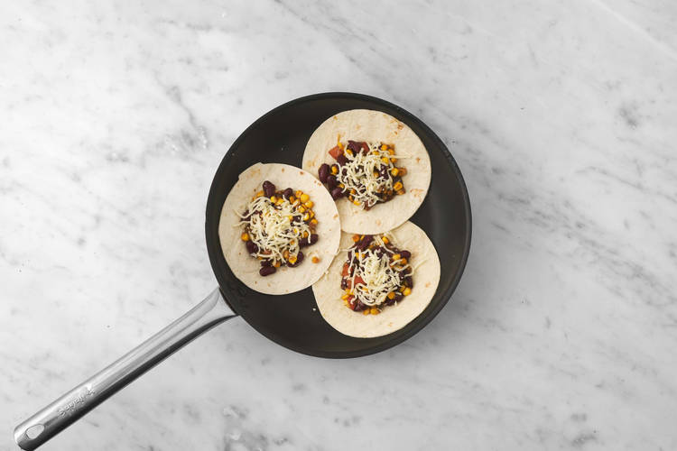 Scaldare le tortillas