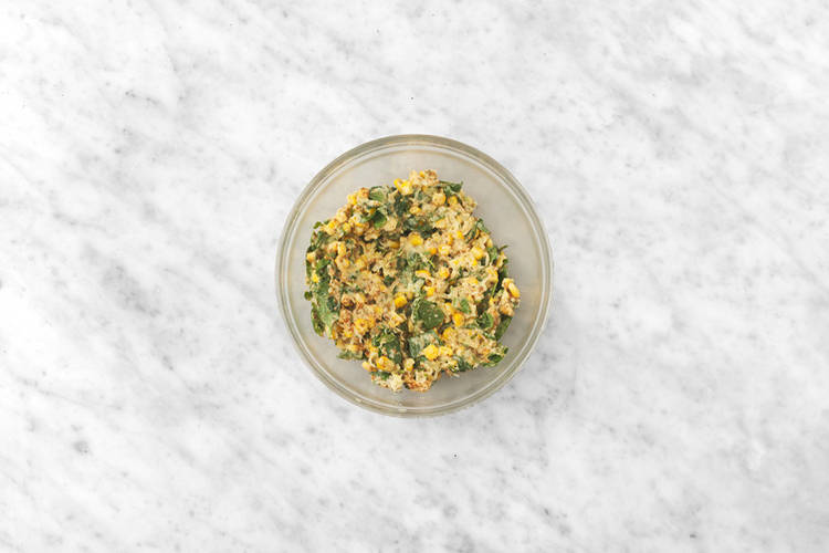 Make the fritter mixture