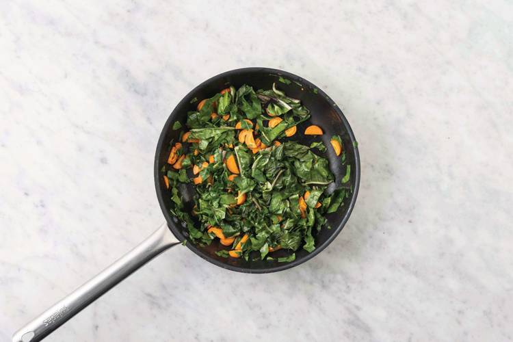 Cook the veggies