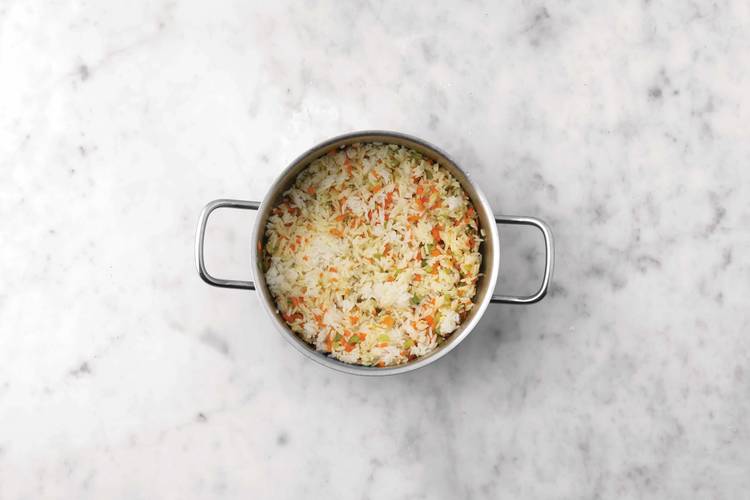 Finish the rice