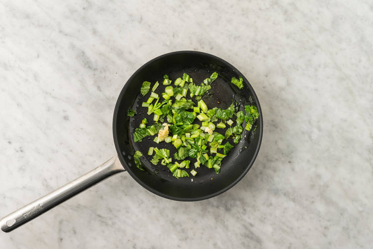 Get prepped & cook the greens