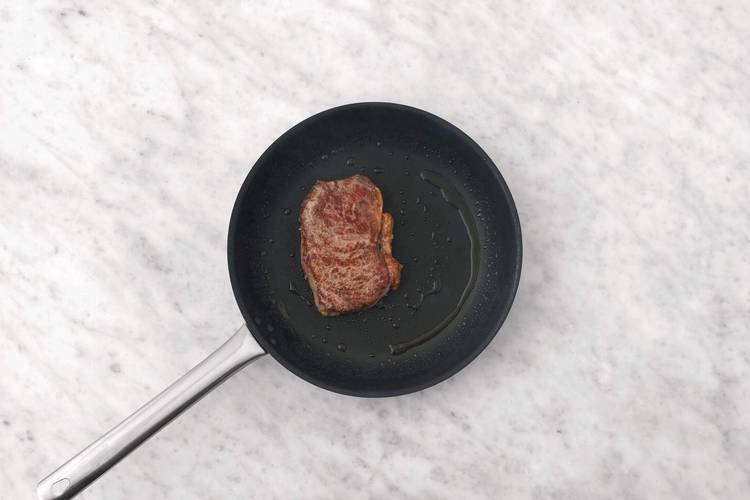 Cook the steak