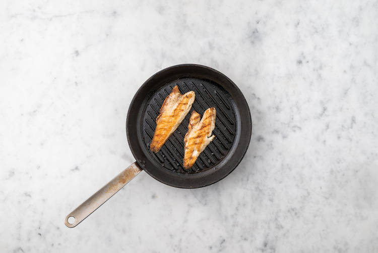 Grill the barramundi