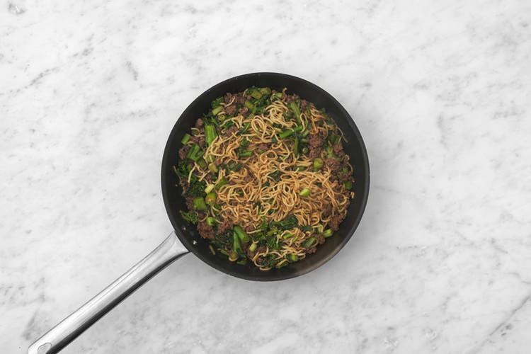 Cook the beef & bring it all together